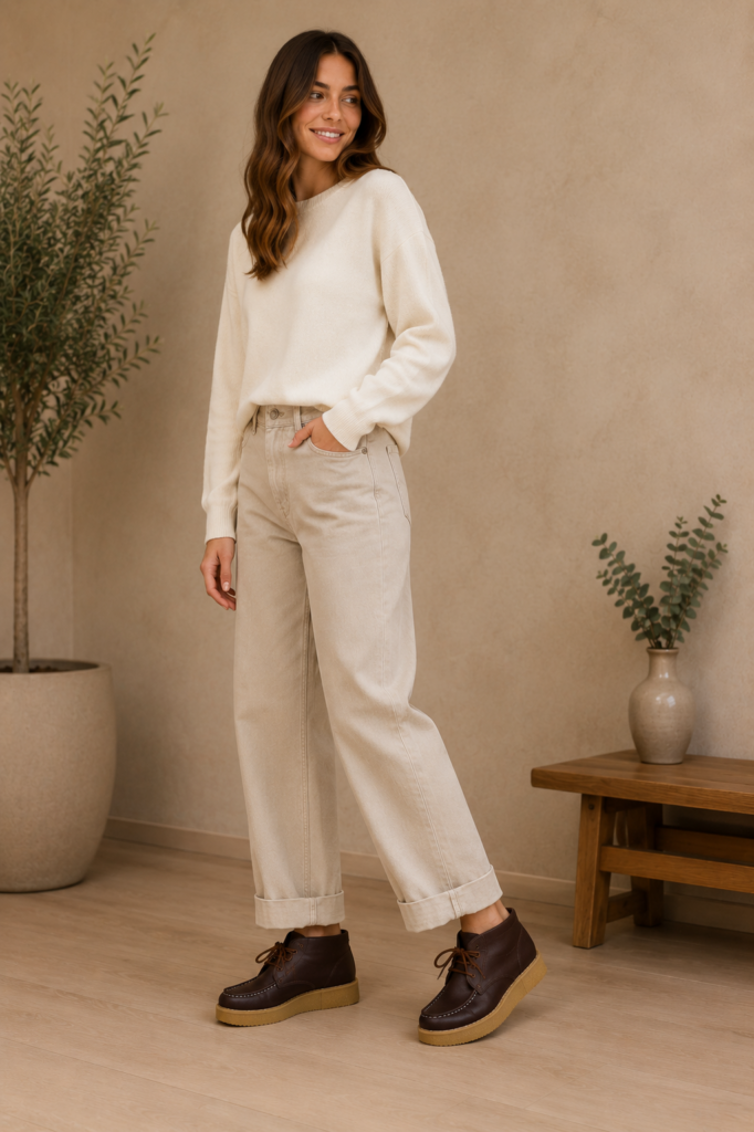 Botín wallabee MARRÓN — foto 1