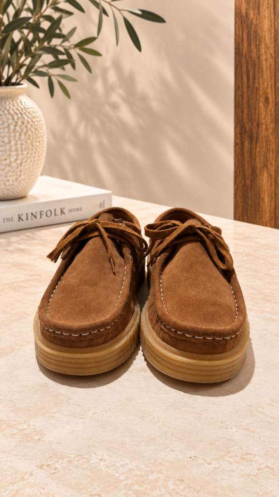 Wallabee serraje CAMEL — foto 2