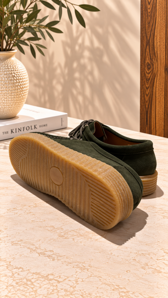Wallabee serraje VERDE — foto 5