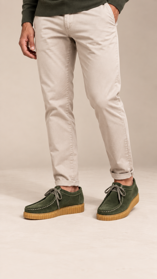 Wallabee serraje VERDE