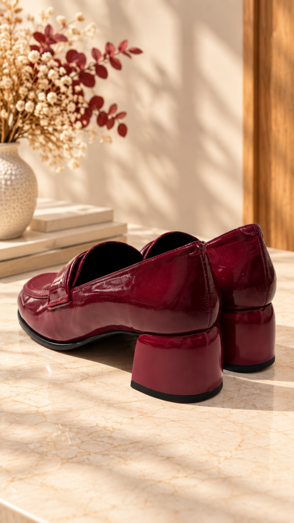 Mocasín BURDEOS acharolado — foto 4