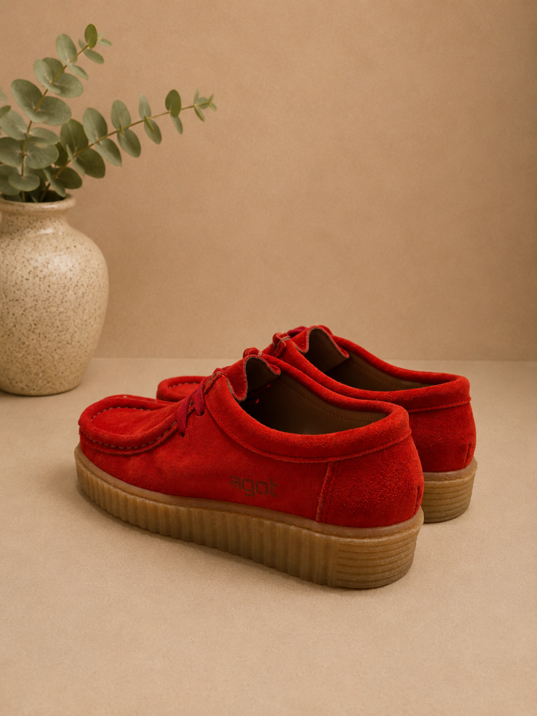 Wallabee serraje Naranja — foto 4