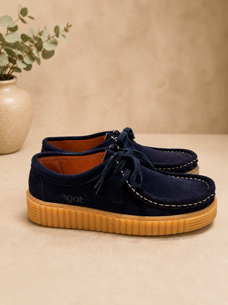 Wallabee serraje AZUL — foto 2
