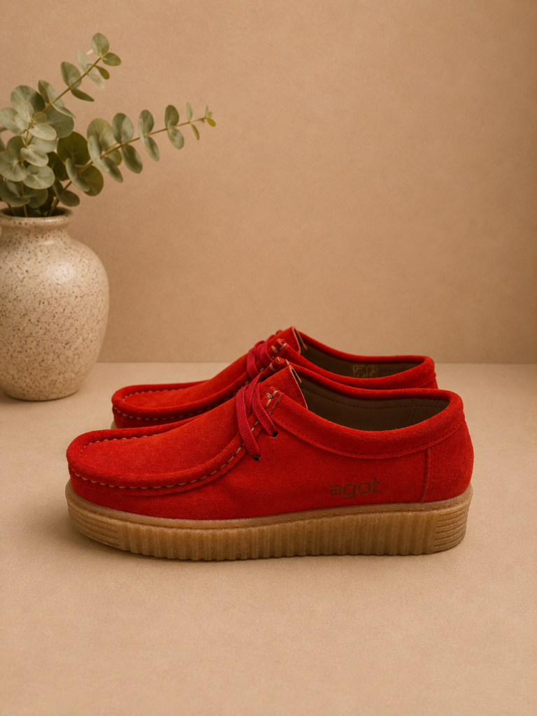 Wallabee serraje Naranja — foto 3
