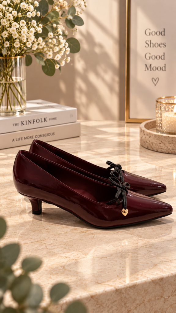 Zapato charol BURDEOS — foto 2