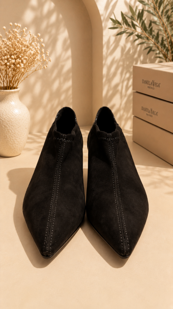 Zapato abotinado ante negro — foto 2