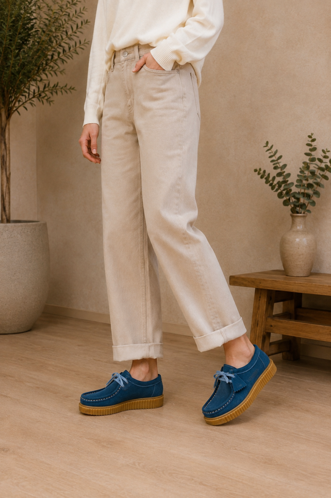 Wallabee serraje PETRÓLEO — foto 1