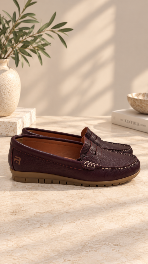 Mocasín piel BURDEOS — foto 3