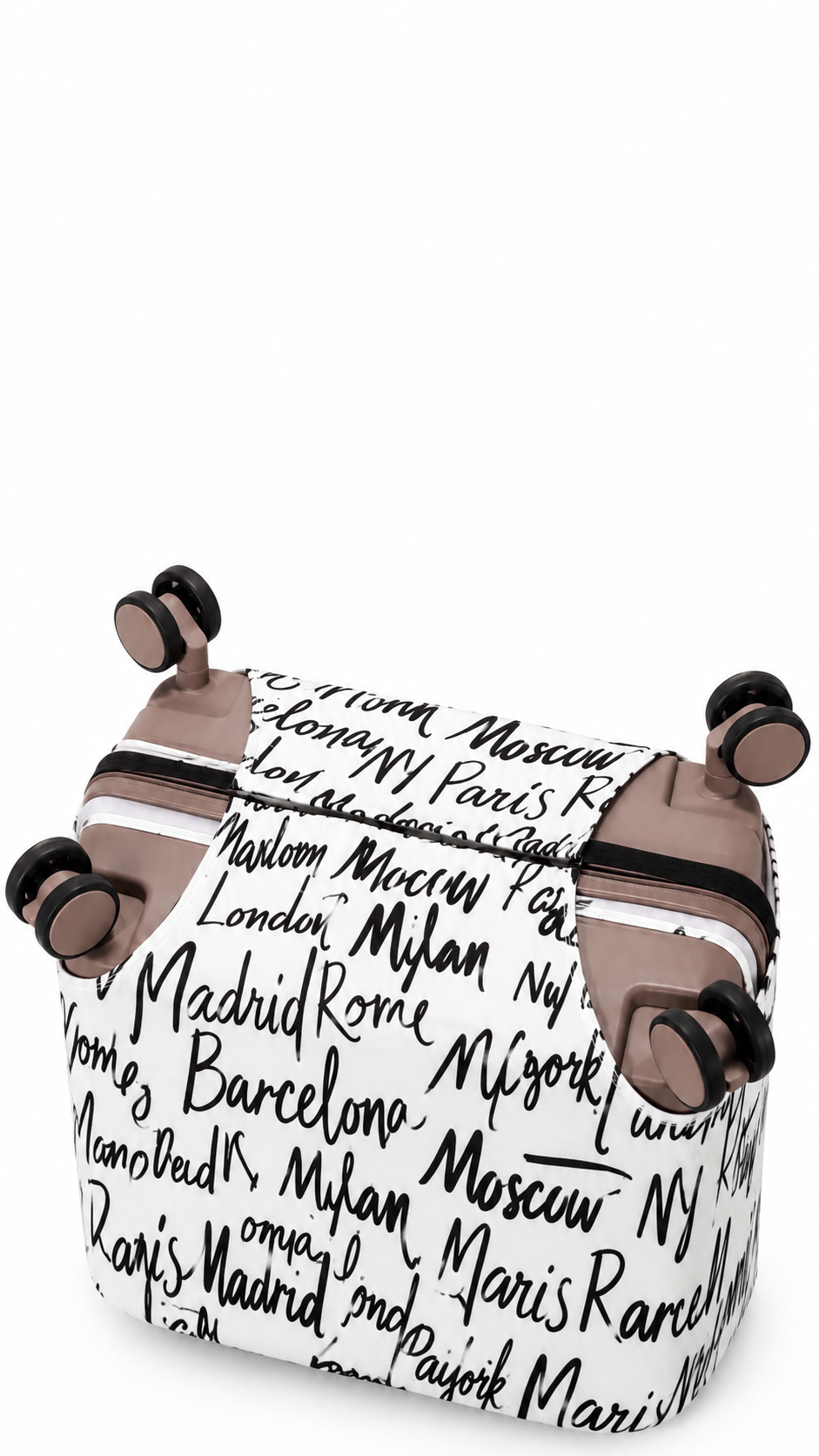 Funda color blanca maleta grande - Imagen 2