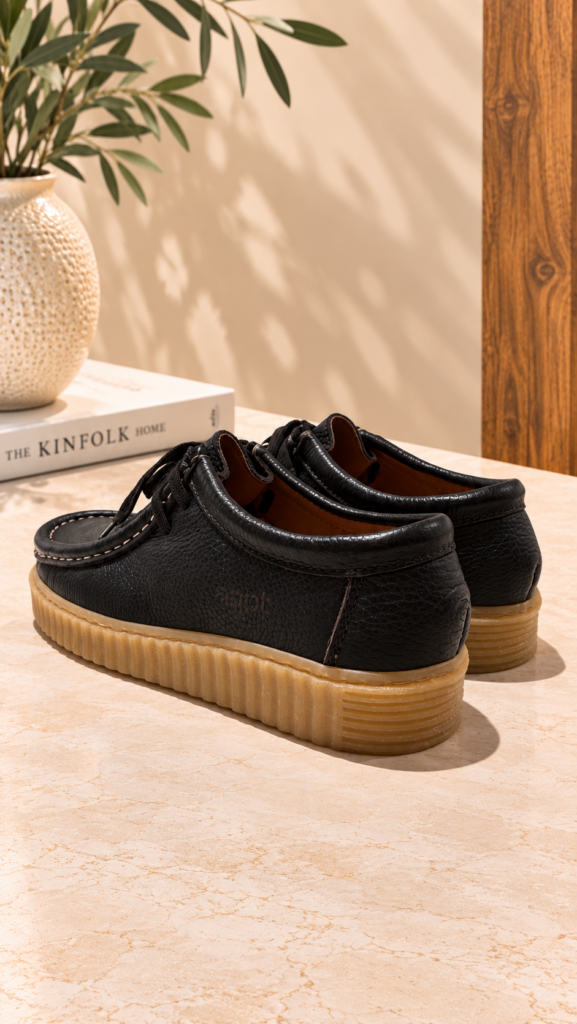 Wallabee piel MARRÓN — foto 4