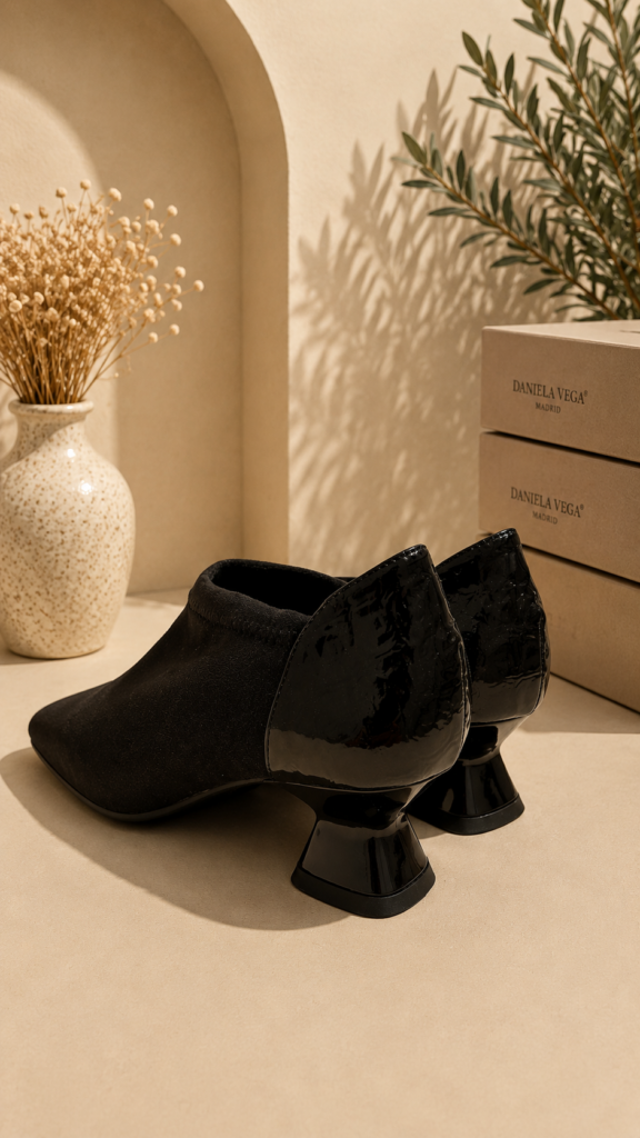 Zapato abotinado ante negro — foto 3
