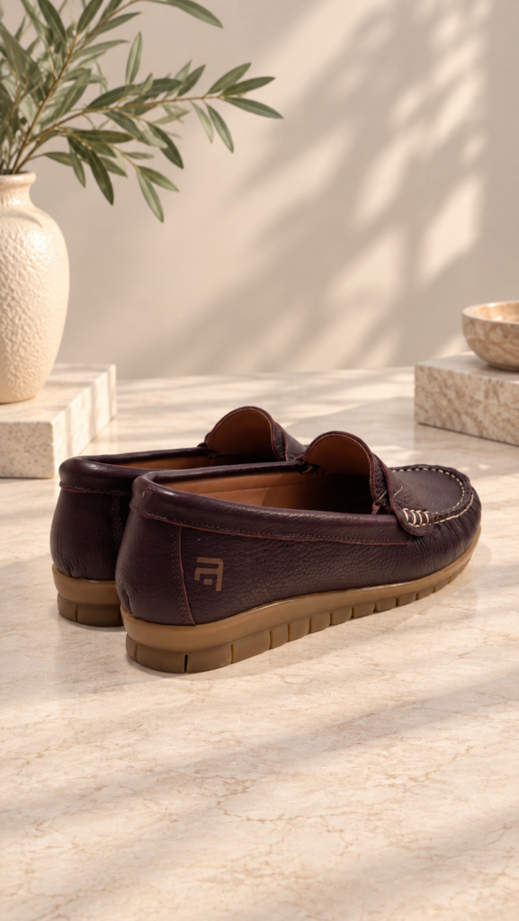 Mocasín piel BURDEOS — foto 4