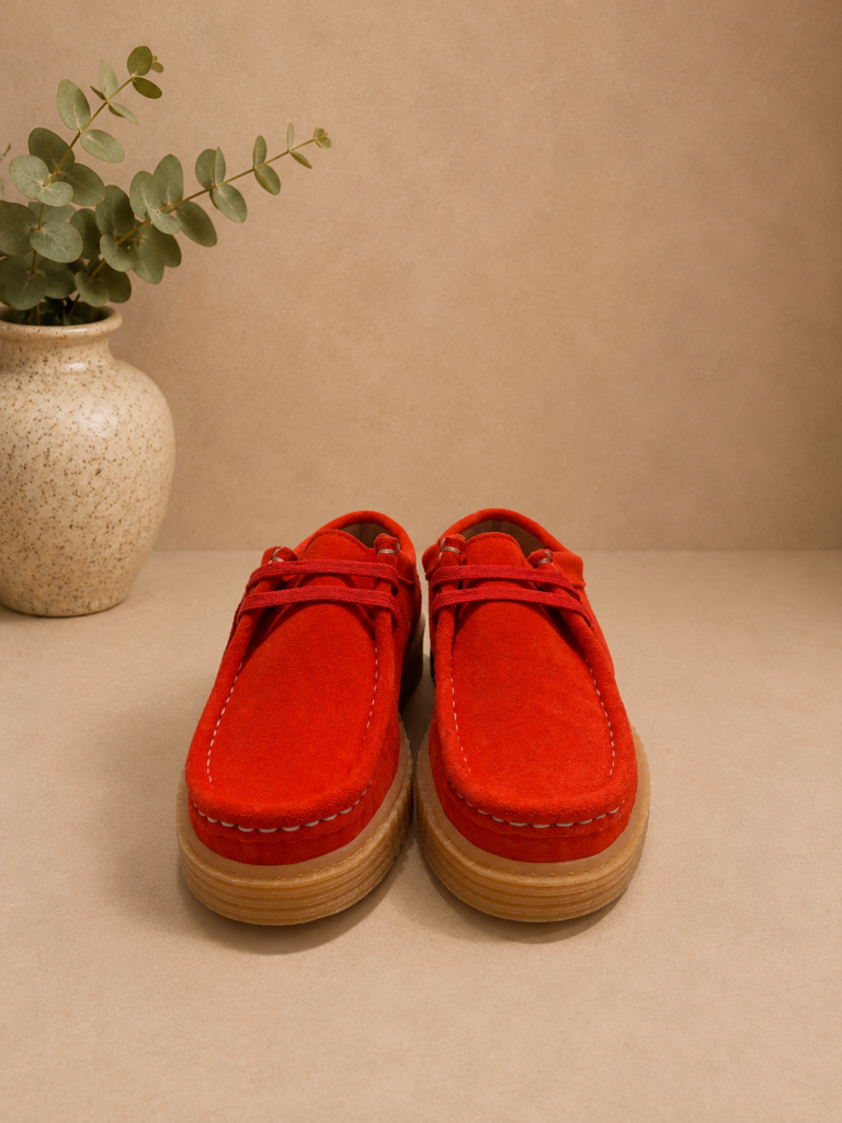 Wallabee serraje Naranja — foto 2