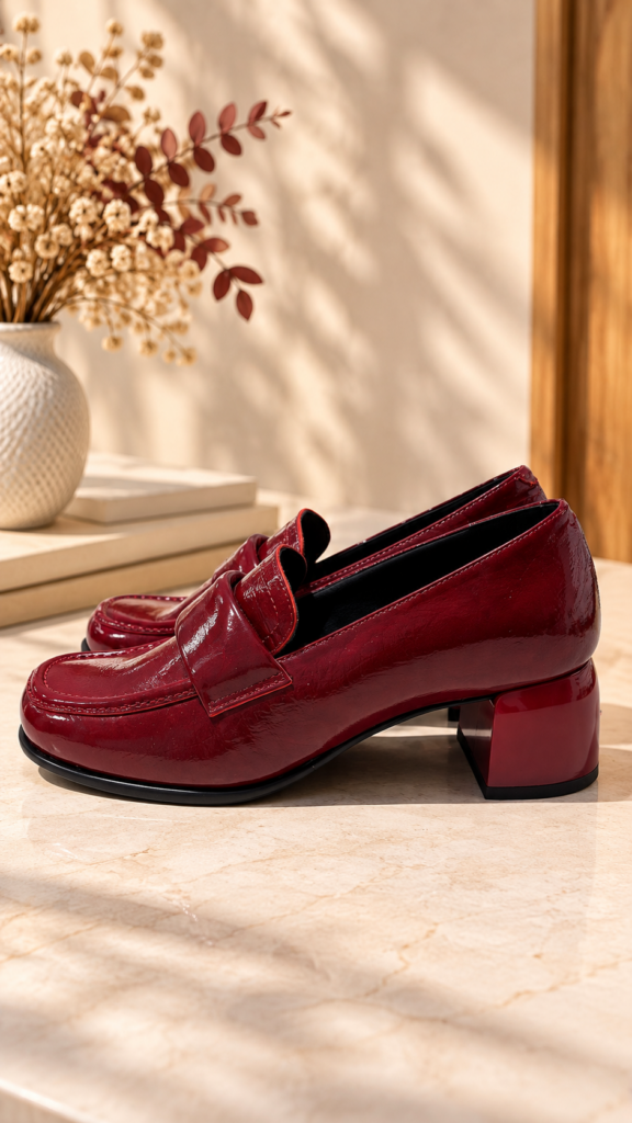Mocasín BURDEOS acharolado — foto 2