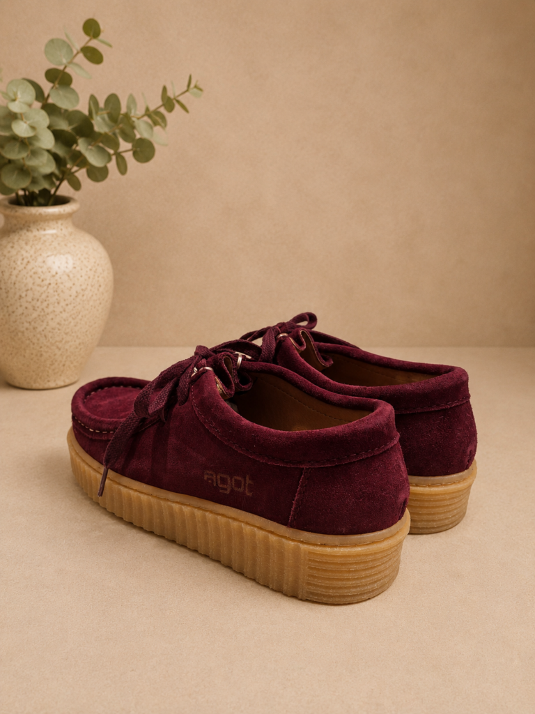 Wallabee serraje BURDEOS — foto 4