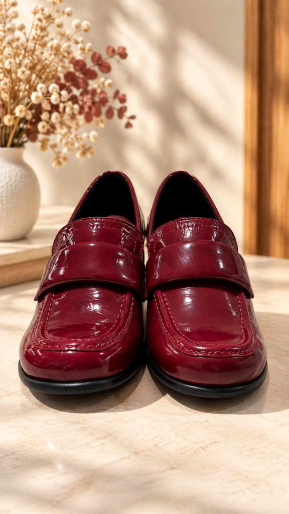 Mocasín BURDEOS acharolado — foto 3