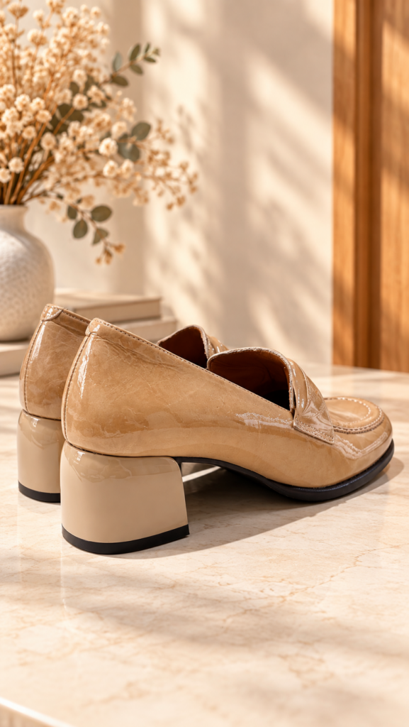 Mocasín TAUPE acharolado — foto 4