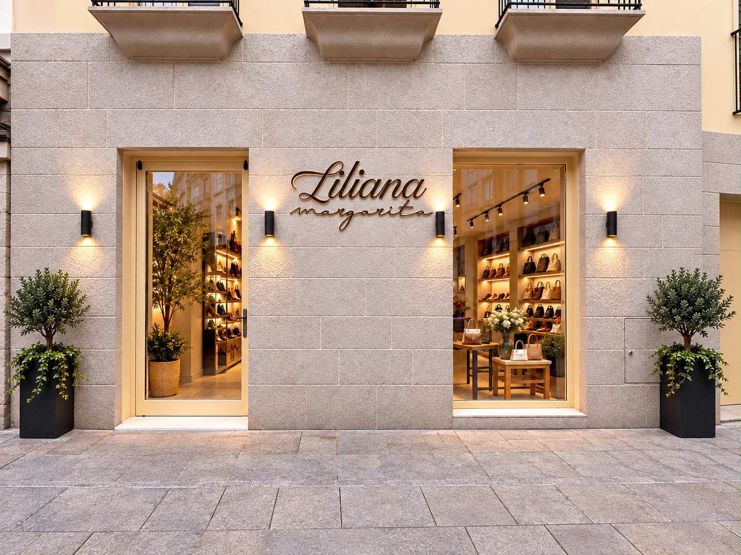Fachada de la tienda Liliana Margarita en Monforte de Lemos