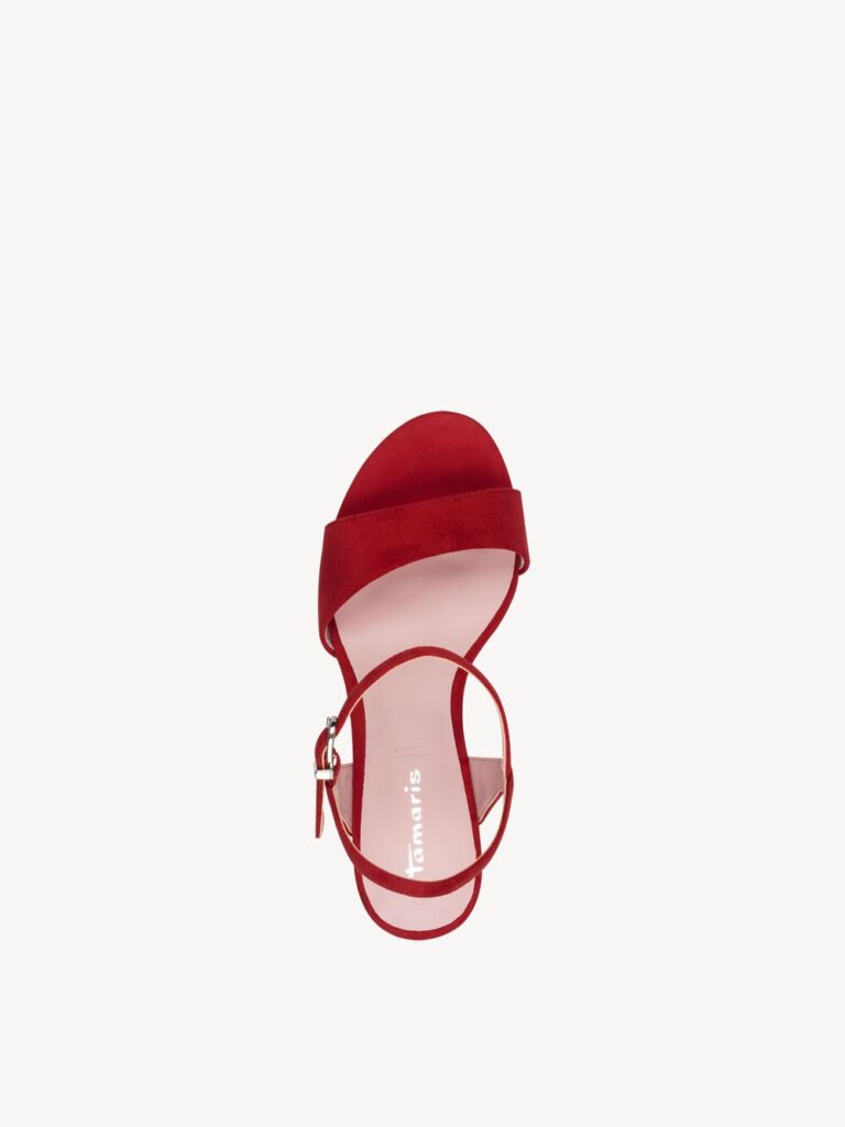 Sandalia de tacón roja — foto 5