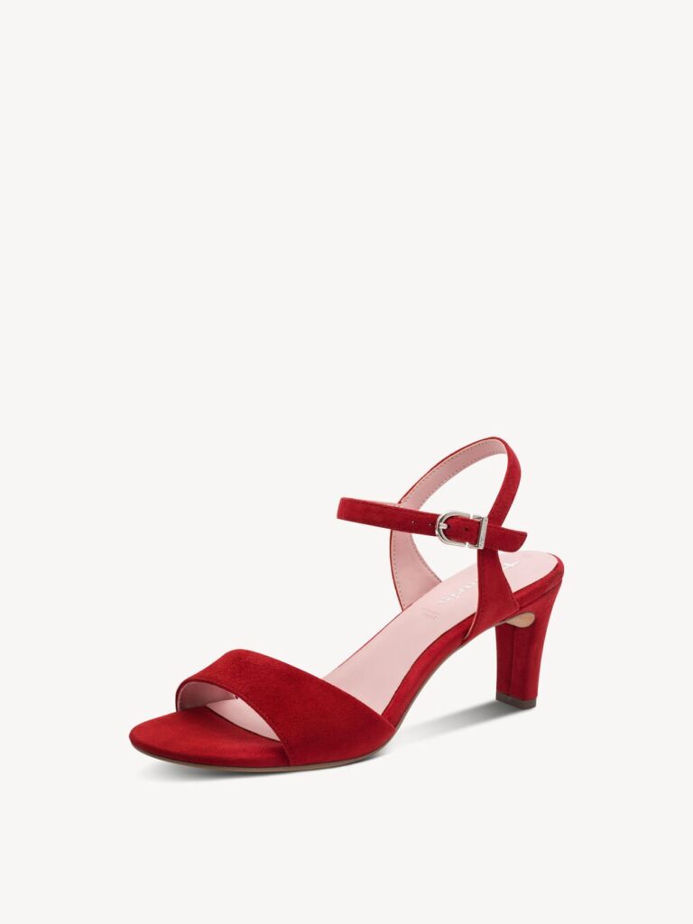 Sandalia de tacón roja — foto 6