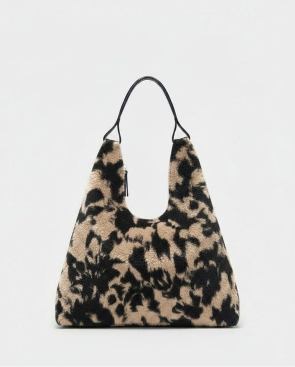 Bolso de hombro estampado