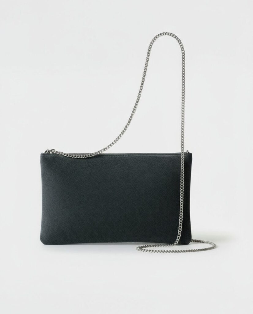 Clutch bordado gris — foto 4