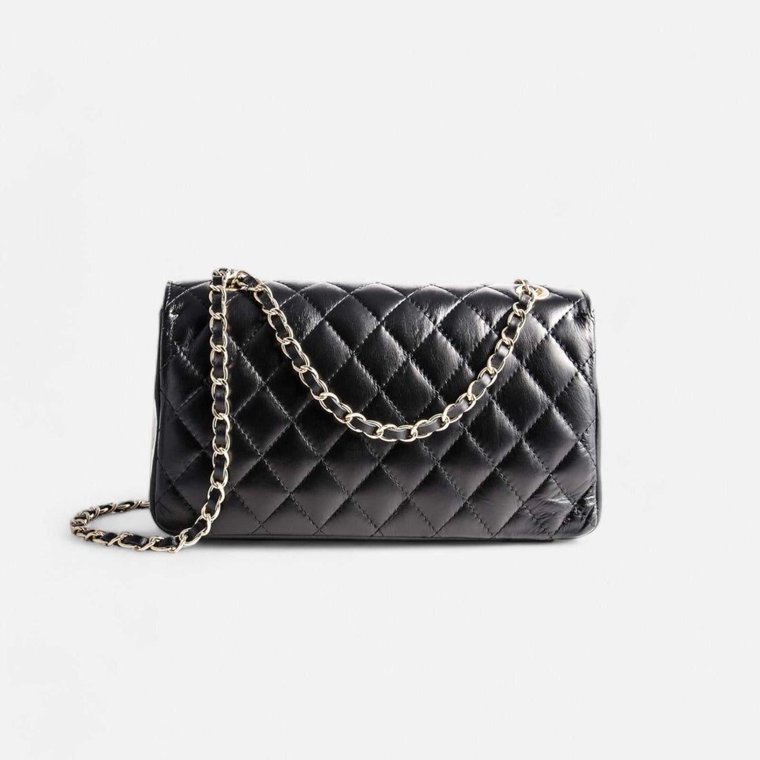 Bolso acolchado piel negro - Imagen 5