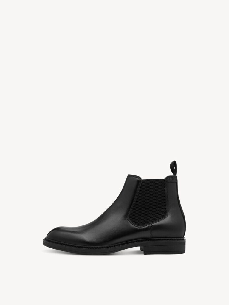 Botín chelsea de piel NEGRO — foto 3
