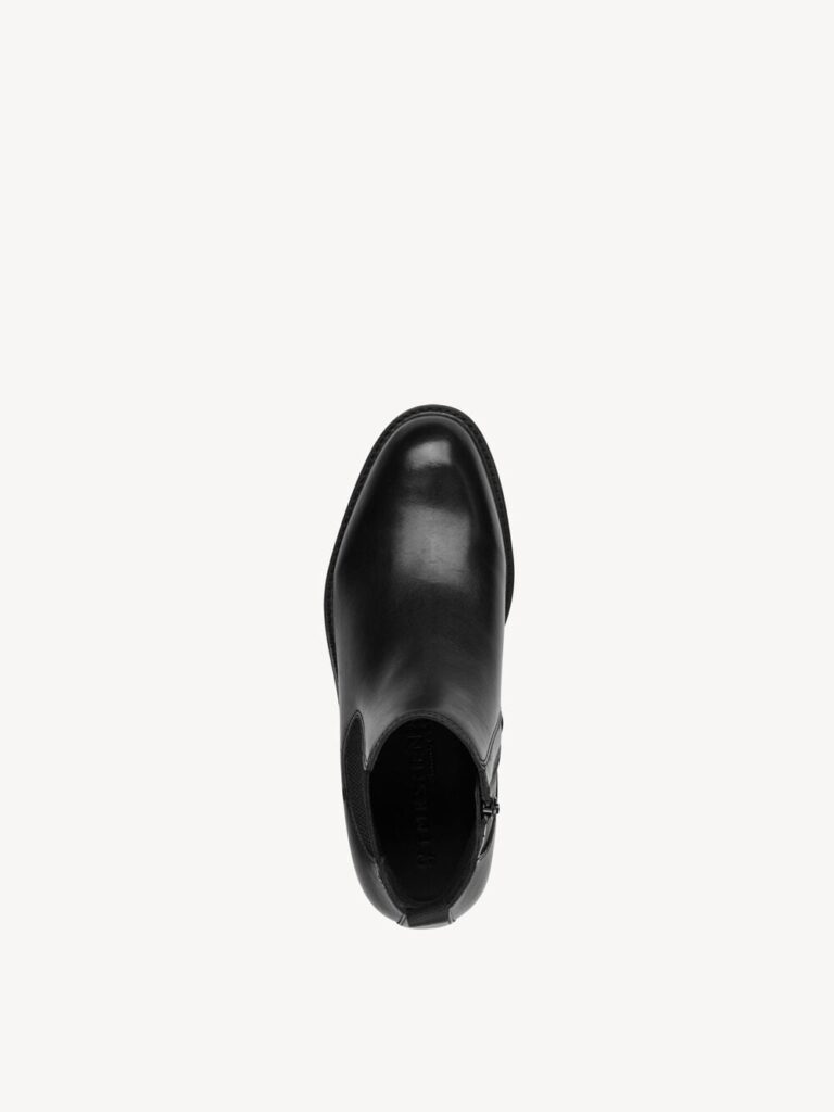 Botín chelsea de piel NEGRO — foto 2