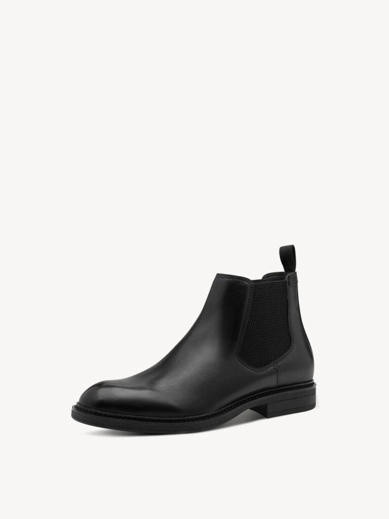 Botín chelsea de piel NEGRO — foto 4