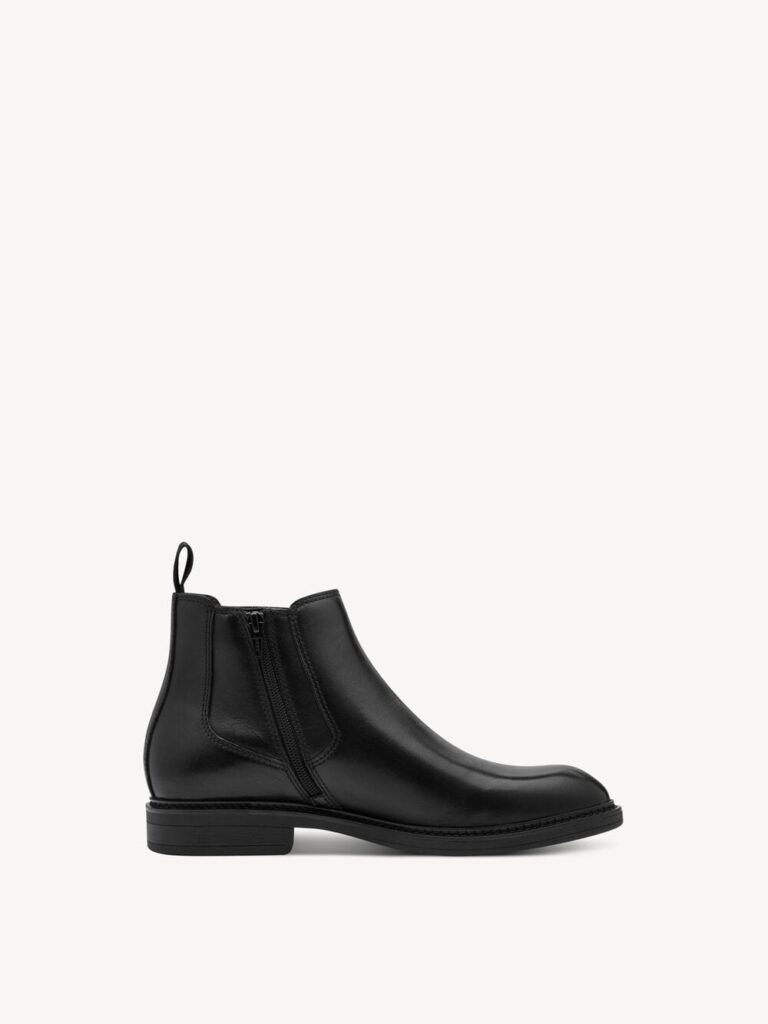 Botín chelsea de piel NEGRO — foto 6