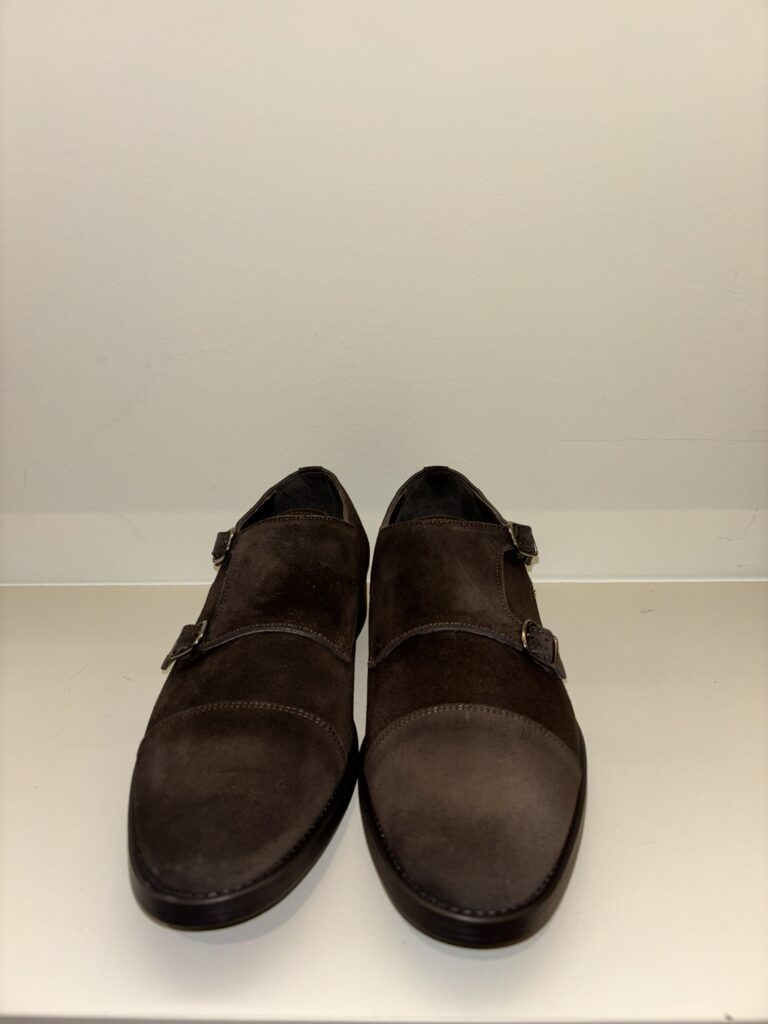 Zapato vestir ante MARRÓN — foto 2