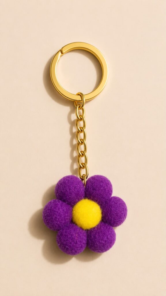Llavero MORADO pequeño — foto 1