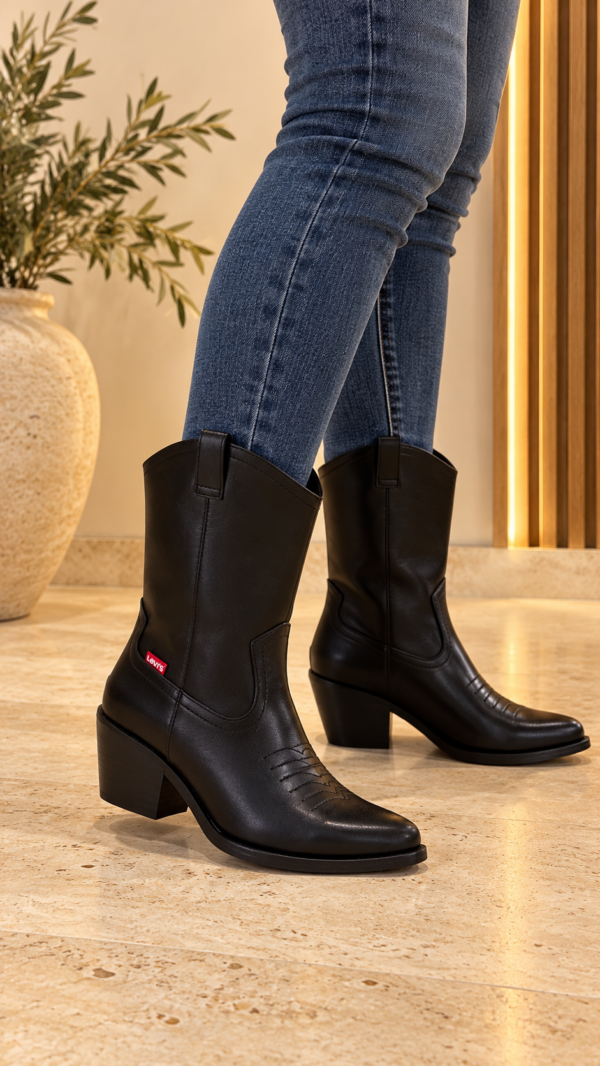 Bota NEGRA campera