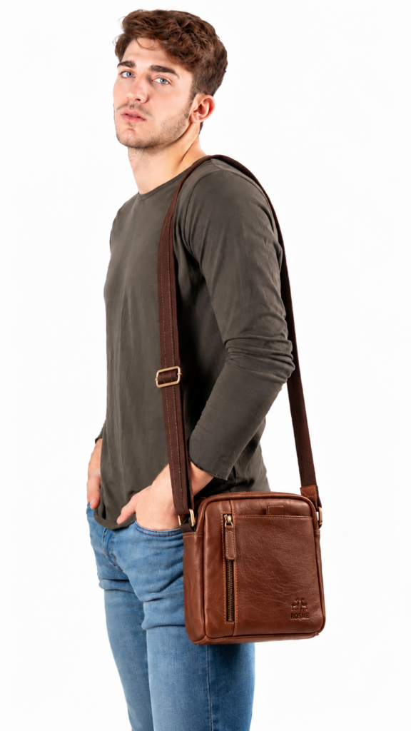 Bandolera CAMEL piel búfalo — foto 2