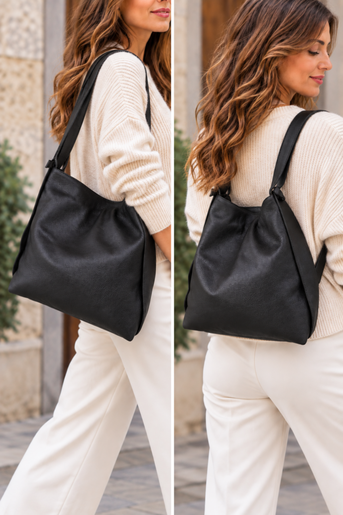 Bolso/Mochila NEGRO — foto 1