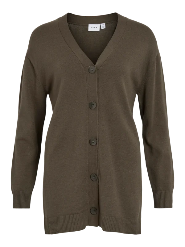 Cardigan punto VERDE