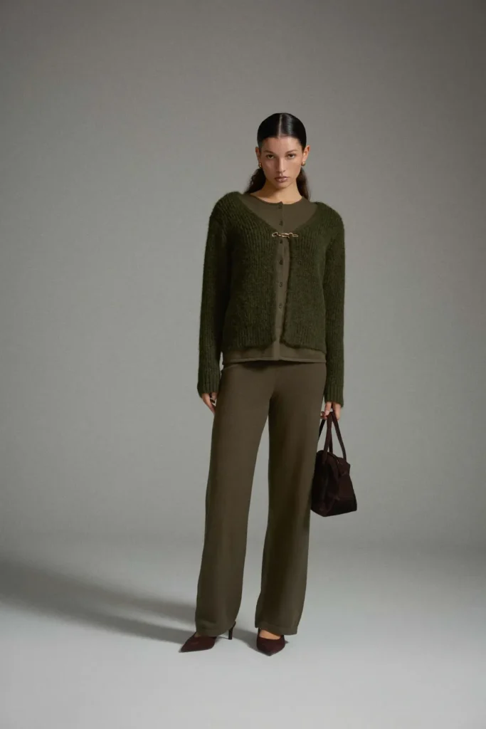 Pantalón punto VERDE — foto 3